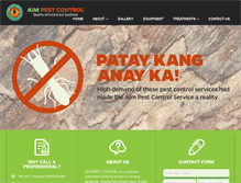 Tablet Screenshot of aimpestcontrolph.com